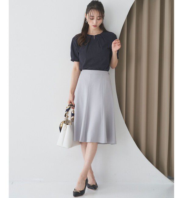 any SiS「【UVカット / 接触冷感 / 吸水速乾】スマートビューティストレッチ フレアスカート」|スカート|