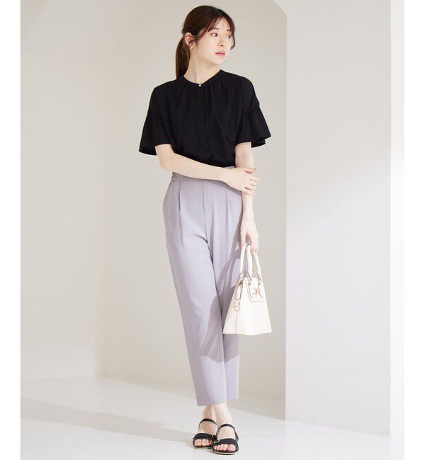 any SiS「【UVケア・接触冷感】汗ジミ防止加工カット ブラウス」|Tシャツ・カットソー|