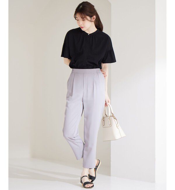 any SiS「【UVケア・接触冷感】汗ジミ防止加工カット ブラウス」|Tシャツ・カットソー|