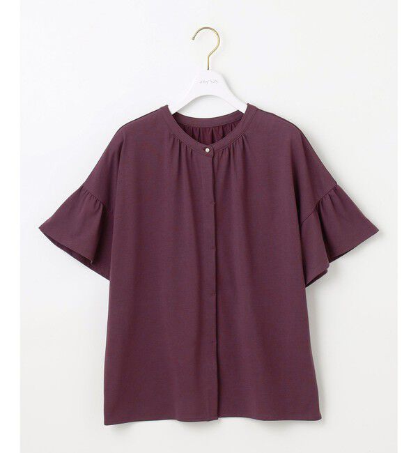 any SiS「【UVケア・接触冷感】汗ジミ防止加工カット ブラウス」|Tシャツ・カットソー|