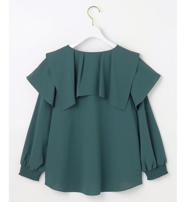 ANY SIS「【洗える】スクエアラッフルカラー ブラウス」|シャツ・ブラウス|