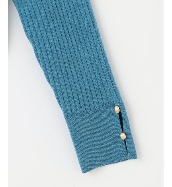 ANY SIS「【ウールブレンドシリーズ】ベースネックリブコンビ ニット」|ニット・セーター|