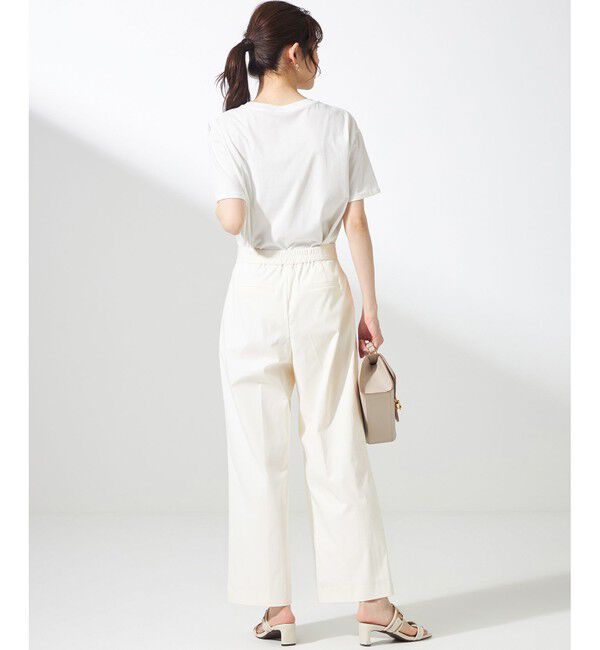 ANY SIS「【ストレッチ・接触冷感・撥水・UVカット・洗える】エアリーストレッチ ワイドパンツ」|その他|