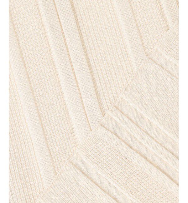 BEIGE,「RACINE / レザーコンビニット」|ニット・セーター|