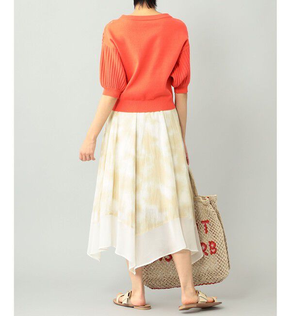 GRACE CONTINENTAL「タイダイプリントフレアスカート」|スカート|