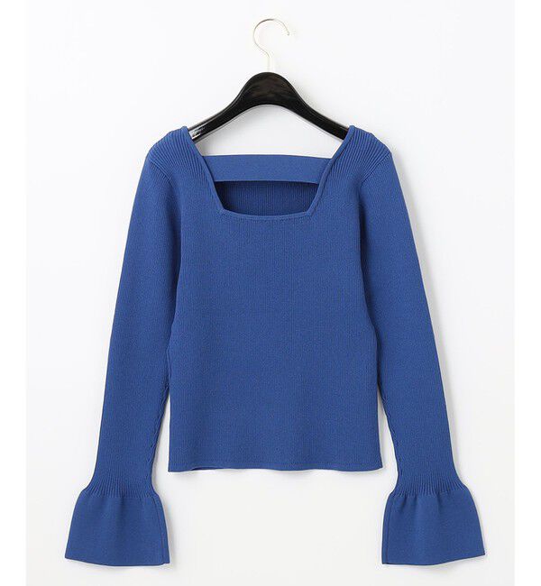  「ベルスリーブニットトップ」|ニット・セーター|