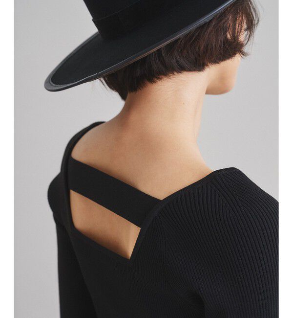  「ベルスリーブニットトップ」|ニット・セーター|