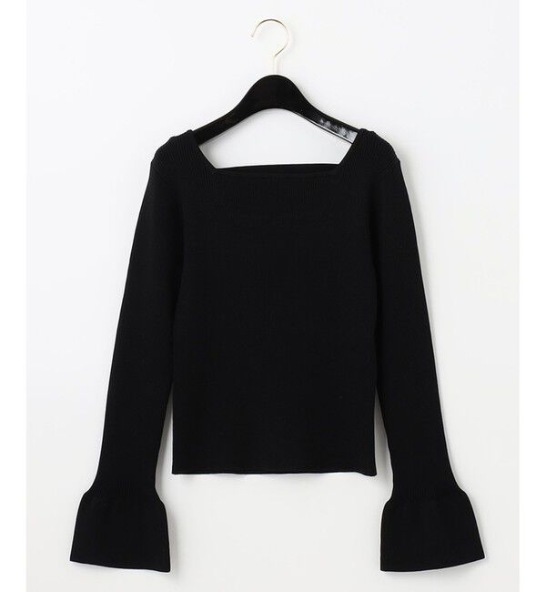  「ベルスリーブニットトップ」|ニット・セーター|