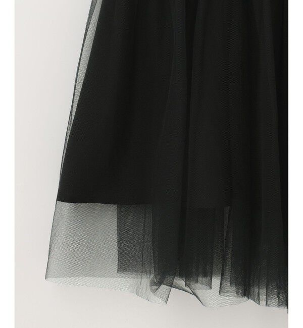 Grace Class「ブラックタフタオーバースカート」|スカート|