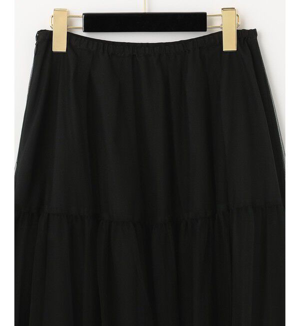 Grace Class「ブラックタフタオーバースカート」|スカート|