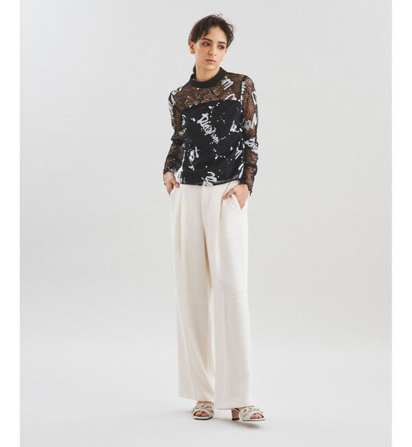 Diagram「ツイードワイドパンツ」|その他|ホワイト