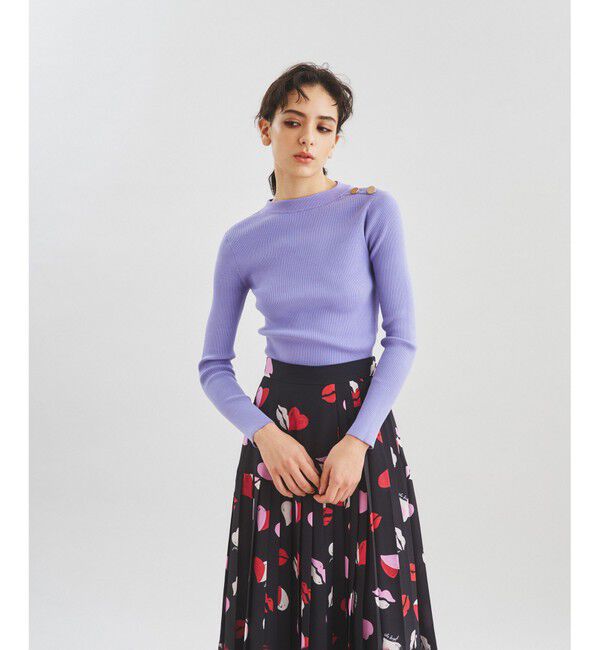  「バックシャンニットトップ」|ニット・セーター|