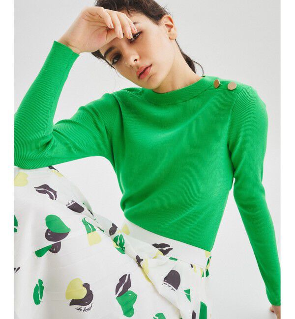  「バックシャンニットトップ」|ニット・セーター|