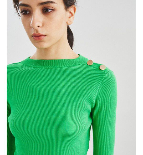  「バックシャンニットトップ」|ニット・セーター|