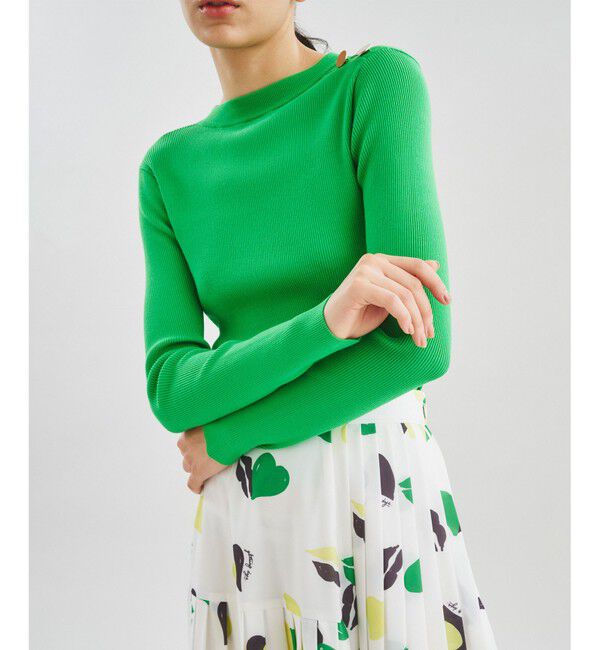  「バックシャンニットトップ」|ニット・セーター|