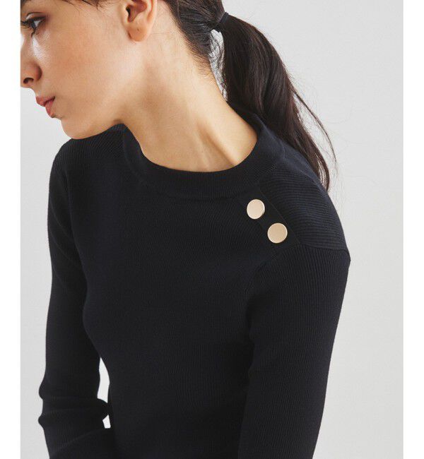  「バックシャンニットトップ」|ニット・セーター|