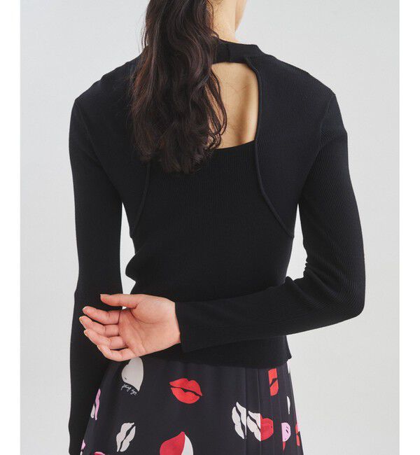  「バックシャンニットトップ」|ニット・セーター|