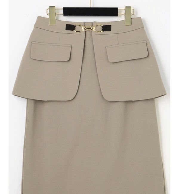 Grace Class「ビットベルト付裏毛タイトスカート」|スカート|