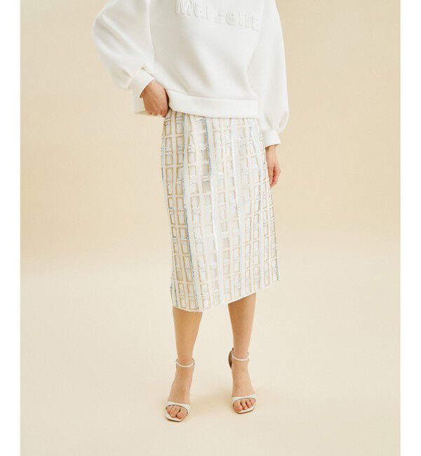 Grace Class「スパンコールタイトスカート」|スカート|