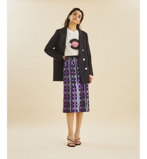 Grace Class「スパンコールタイトスカート」|スカート|