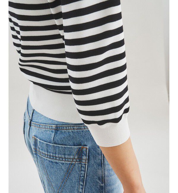 Diagram「ボーダーパフニットトップ」|ニット・セーター|