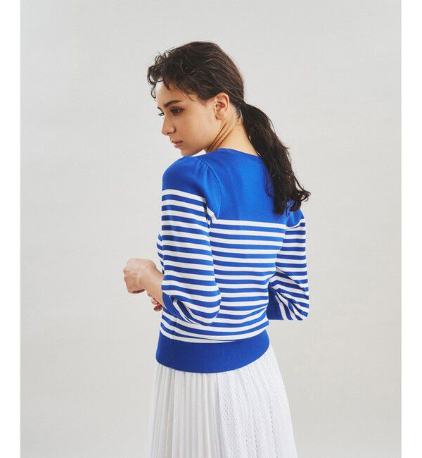 Diagram「ボーダーパフニットトップ」|ニット・セーター|