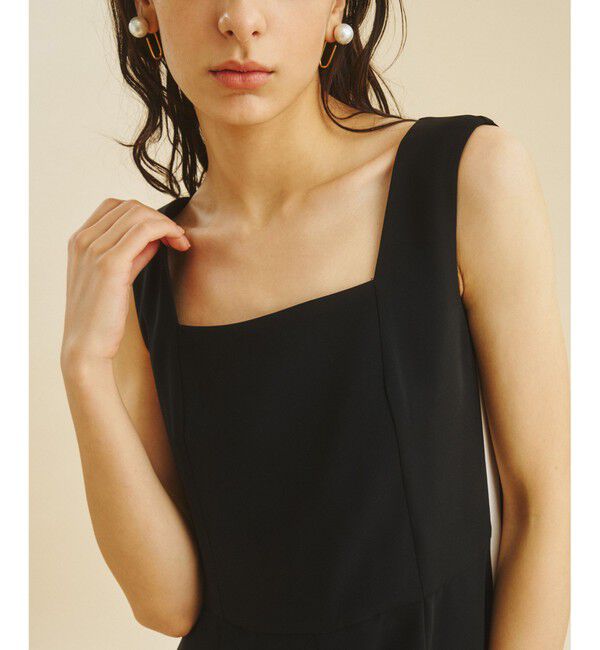 Grace Class「サイドラインショートサロペ」|オールインワン|