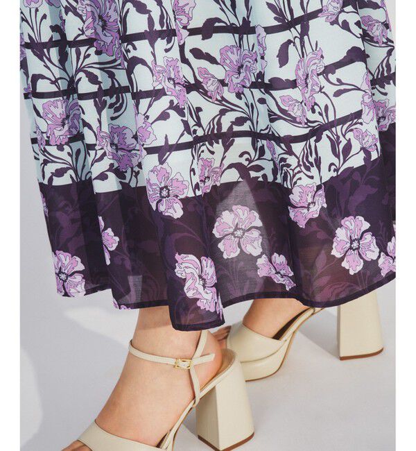 Diagram「オーナメントフラワープリントスカート」|スカート|