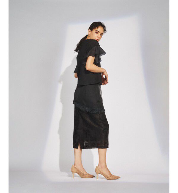 Diagram「メッシュフリンジスカート」|スカート|