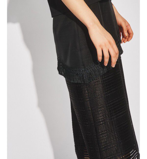 Diagram「メッシュフリンジスカート」|スカート|