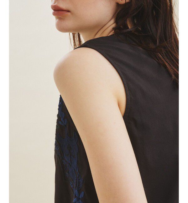 GRACE CONTINENTAL「エスニック刺繍ノースリーブ」|シャツ・ブラウス|