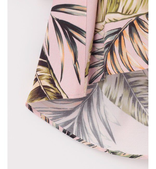 Grace Class「リーフプリントカフタントップ」|シャツ・ブラウス|