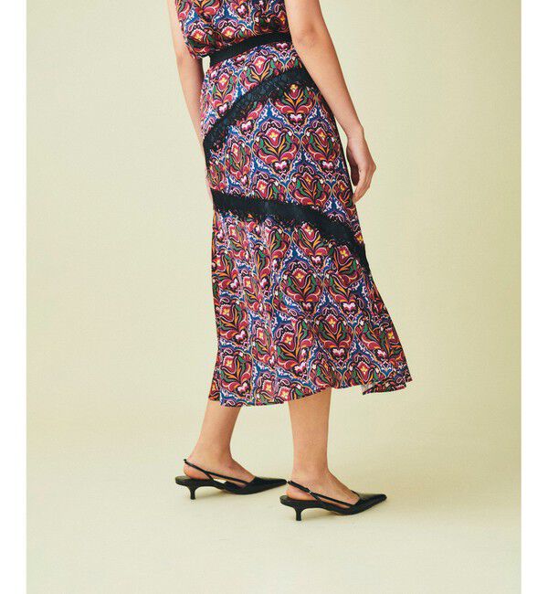 GRACE CONTINENTAL「レース切替マーメイドスカート」|スカート|