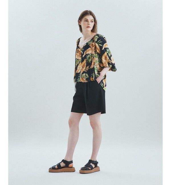 Grace Class「ストレッチツイルショートパンツ」|その他|ブラック