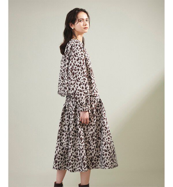 Grace Class「レオパードジャガードブルゾン」|ブルゾン・スタジャン|