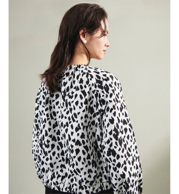 Grace Class「レオパードジャガードブルゾン」|ブルゾン・スタジャン|