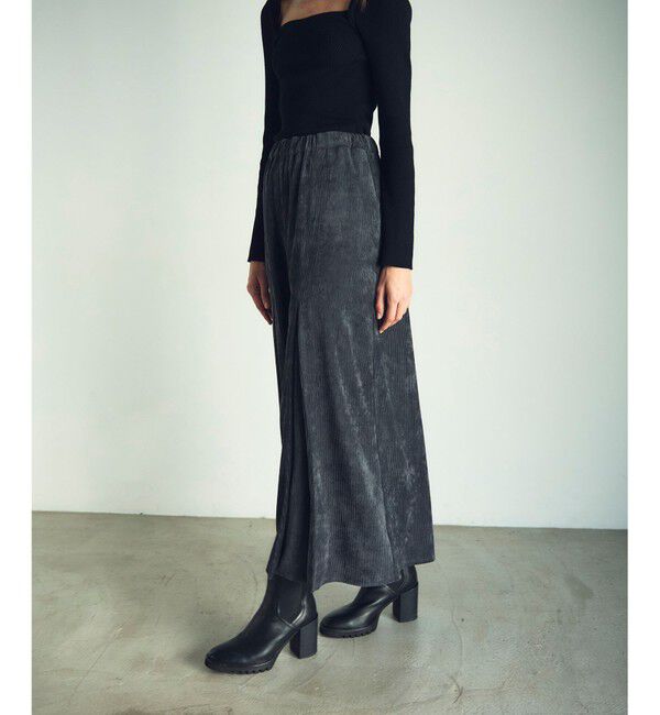 GRACE CONTINENTAL「コーデュロイフレアパンツ」|その他|