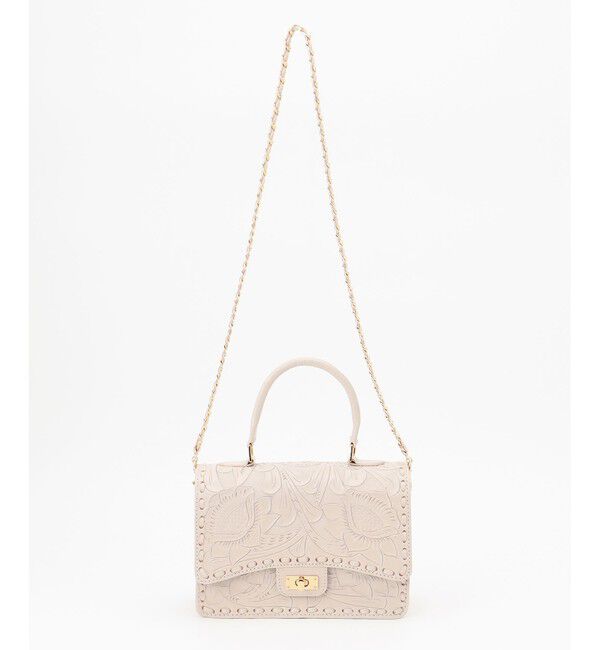 Carving Tribes「HandleChainBag」|ショルダー・メッセンジャー|エクリュ