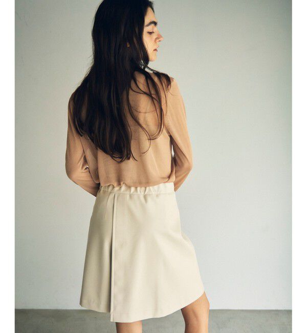 GRACE CONTINENTAL「フェイクレザーミニスカート」|スカート|