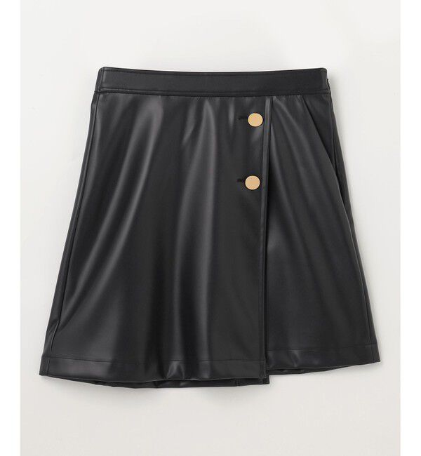 GRACE CONTINENTAL「フェイクレザーミニスカート」|スカート|