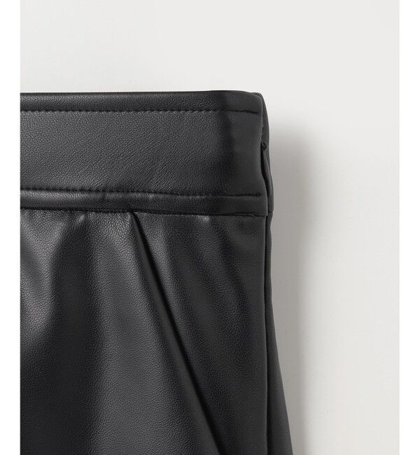 GRACE CONTINENTAL「フェイクレザーミニスカート」|スカート|