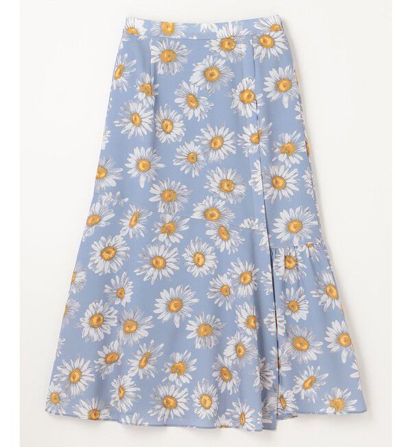 GRACE CONTINENTAL「マーガレットフラワープリントスカート」|スカート|