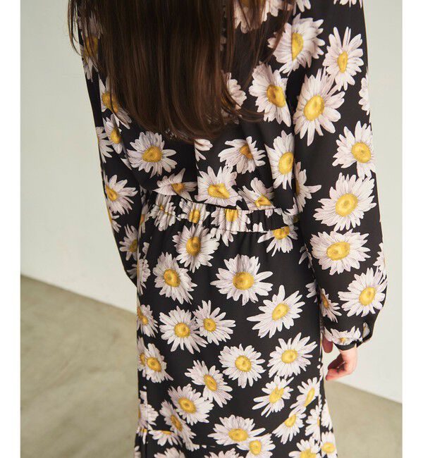 GRACE CONTINENTAL「マーガレットフラワープリントスカート」|スカート|