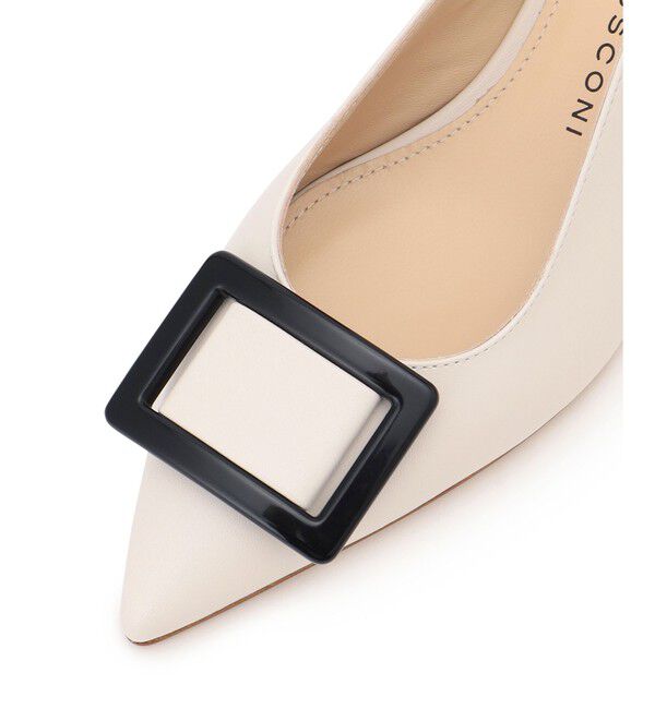 GRACE CONTINENTAL「FABIO RUSCONI スクエアバックルサンダル」|サンダル|