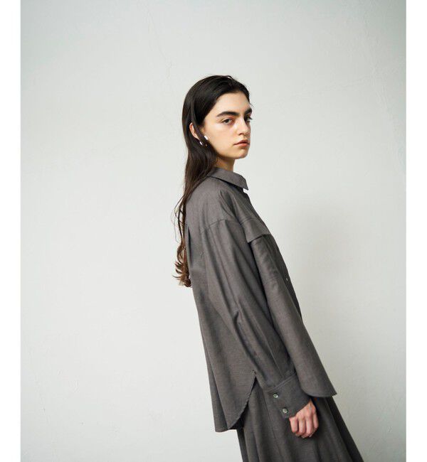 Grace Class「トリアセリネンオーバーシャツ」|シャツ・ブラウス|