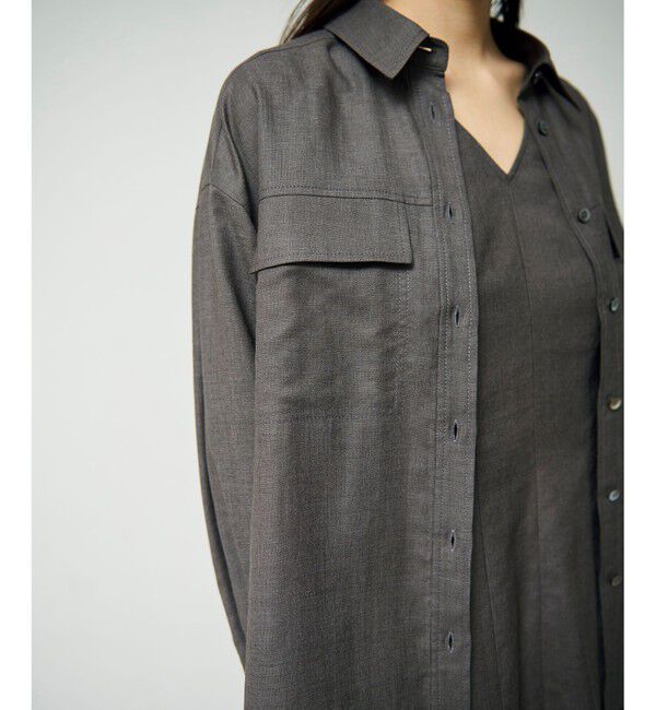 Grace Class「トリアセリネンオーバーシャツ」|シャツ・ブラウス|