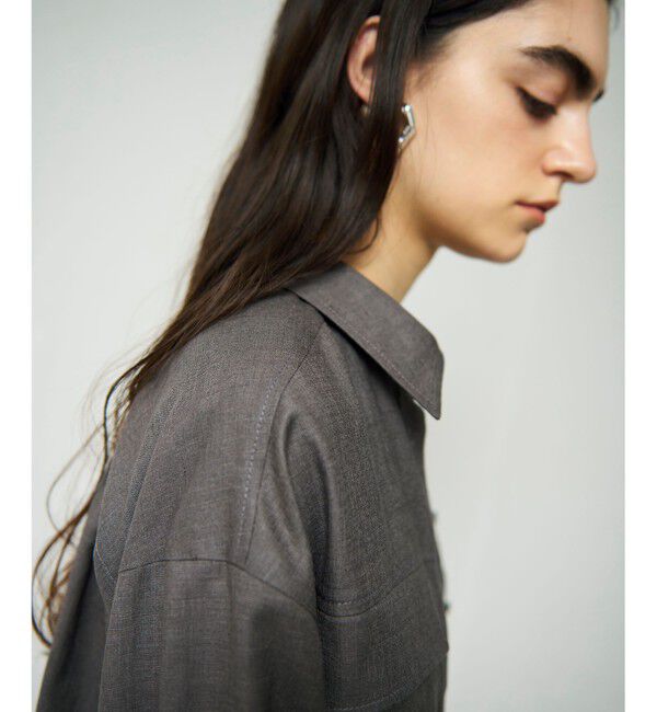 Grace Class「トリアセリネンオーバーシャツ」|シャツ・ブラウス|