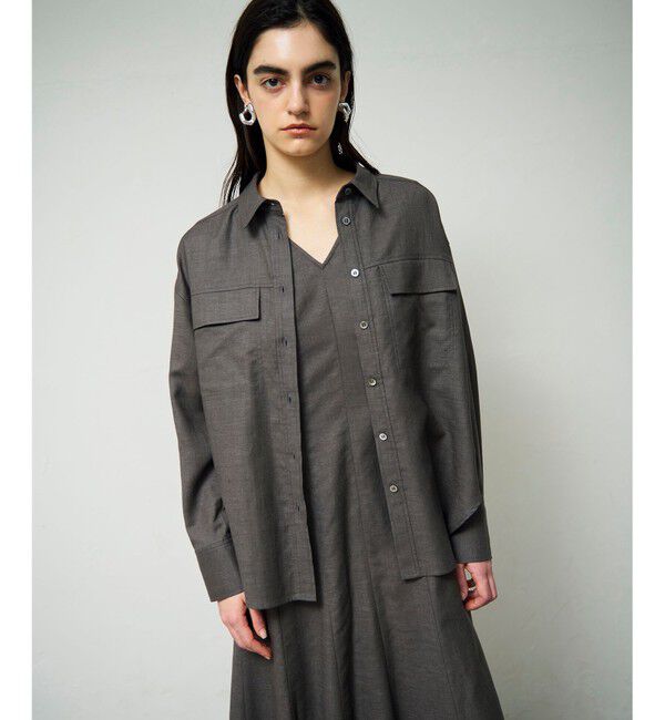 Grace Class「トリアセリネンオーバーシャツ」|シャツ・ブラウス|