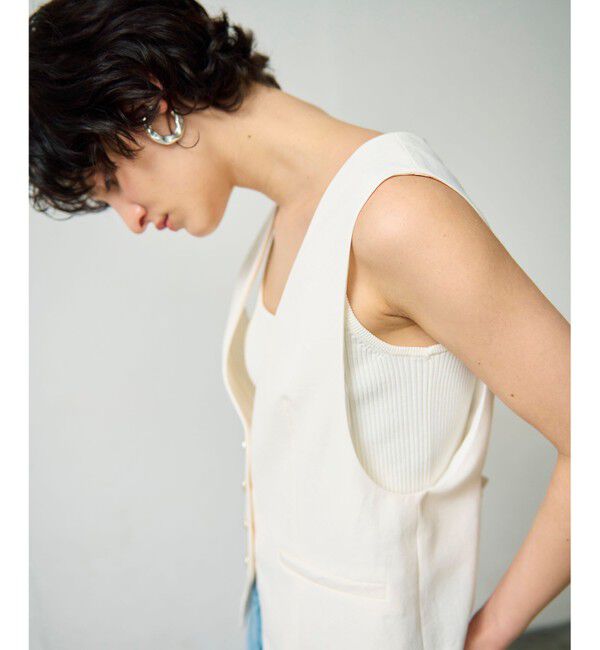 Grace Class「リネン混ツイルジレ」|ベスト・ジレ|