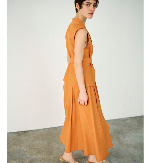 Diagram「リネンタッチタックフレアスカート」|スカート|